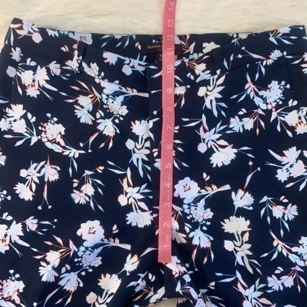 NWOT Banana Republic ‘Avery’ floral ankle pants 8L - Picture 6 of 9